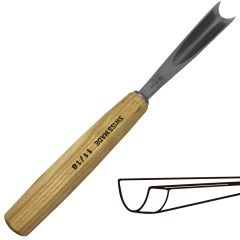 Gubia No 11 en U de 18 mm de ancho