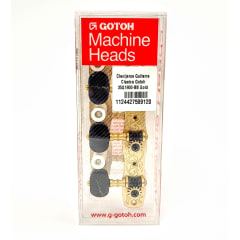 Clavijero Guitarra Clásica Gotoh 3L+3R Gold 35G1800-BB Bronce Sólido