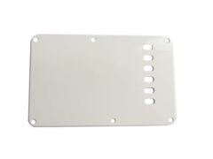 Back Plate Tremolo. White. W/H