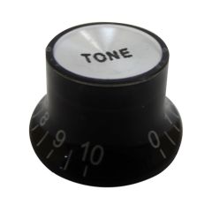 Perilla Plastica. Black. Tipo Les Paul para Tono