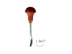 Microgubia No L 8A. Cuchara Corta Semi Curva de 7 mm de ancho