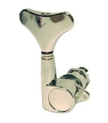 Clavija L para Bajo Electrico. Mod GG-105. Color: Chrome