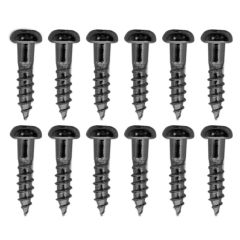 Tornillos para Clavijero. Cosmo Black WS-02 (12 pcs)