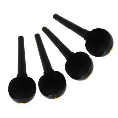 Clavijas para Cello 3/4 - 4/4 de Ebano. Mod: Swiss Tipo II