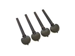 Clavijas Cuarteto Clasico (Set 4 pcs) Viola. Corazón. Ébano