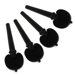 Clavijas para Cello 3/4 - 4/4 de Ebano. Mod: Corazon