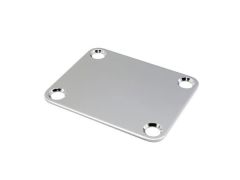 Neck Plate Estilo Fender. Mod: NBS-3. Chrome
