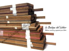 Filete de Caoba. Mod: B01. Con Linea Negro-Rojo-Negro