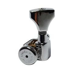 Clavija 1R con Locking. Mod 6GL0C-20. Boton: DHS. Color Chrome