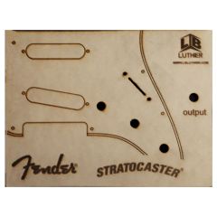 Plantilla para armado de Electrónica de Stratocaster