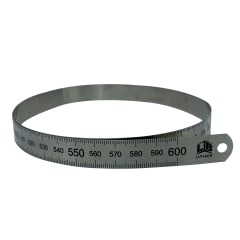 Regla Metalica Flexible LB Luthier. Mod: RMLB-60 de 60 centimetros de largo