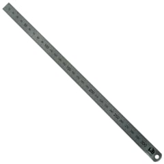 Regla Metalica LB Luthier. Mod: RMLB-30 de 30 centimetros de largo