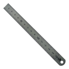 Regla Metalica LB Luthier. Mod: RMLB-15 de 15 centimetros de largo
