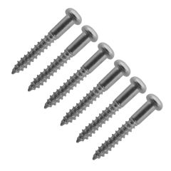 Set de Tornillos Puente Vintage Stratocaster. Mod: WS-05. Color: Chrome