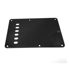 Back Plate Tremolo. Black. P105B W/H