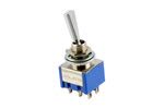Mini Switch On-On. Mod MS500-FF. Color Chrome