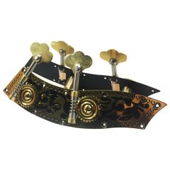 Clavijero para Contrabajo. Mod: Deluxe Gold-Black