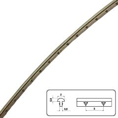 Tira de Traste Narrow High de 140 cm. Corona 2.0 x 0.9 mm