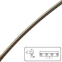 Tira de Traste Vintage de 140 cm. Corona 2.0 mm x 1.1 mm