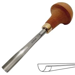 Gubia Semi Curva B8 de 10 mm de ancho para Timbre y Xilografia