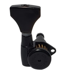 Clavija 1L con Locking. Mod 6GL0B-20. Boton: DHS. Color Black