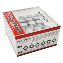 Clavijero 3L+3R. Mod: PRN-2311-C0. Boton: 07. Color: Chrome