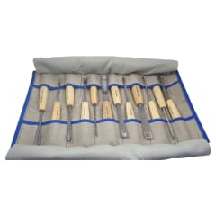 Set de Gubias Pfeil Ro12 con Estuche para Tallado en Madera (13 pcs)