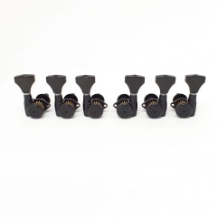 Clavijero 3L-3R con Locking. Mod 6GL0B-DHS. Color Black
