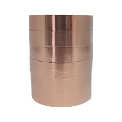 Pack 6 Rollos Cinta de Cobre Conductora Autoadhesiva 25 mm ancho