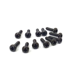 Tornillos para Clavijero. Black. 12 pcs