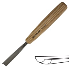 Gubia Pfeil No 7 Semi Curva de 16 mm de ancho