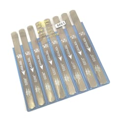 Set de Limas Japonesas para Cejuela de Hueso Mod 5001 8 pcs Made in Japan