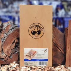 Set 3437 HK de 3 Mini Gubias 3 Cuchillos y 1 Piedra Two Cherries para Xilografia y Tallado