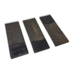 Set de 3 Piezas EB-1001 de Ebano Negro para Artesania y Otros Usos