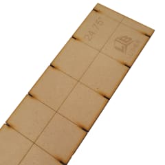 Plantilla en MDF Tipo Gibson para Diapason. Escala 24.75