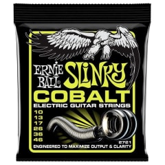 Cuerdas para Guitarra Electrica. 6-String. Slinky Cobalt .010 - .046