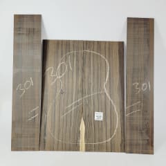 Set de Aros y Fondo para Instrumentos Pequeños ZIR-301 de Ziricote Mexicano