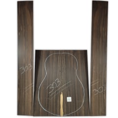 Set de Aros y Fondo ZIR-303 de Ziricote Mexicano Especial para Tiple