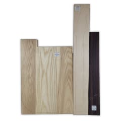 Pack de Maderas WCP-306 para Guitarra, Cuerpo de Ash + Mastil de Maple + Diapason de Indian Rosewood