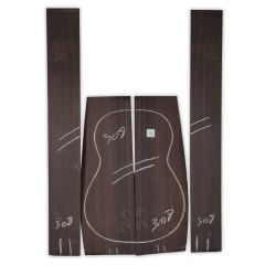 Set de Aros y Fondo IR-308 de Indian Rosewood Especial para Guitarra Clasica / Corte Radial