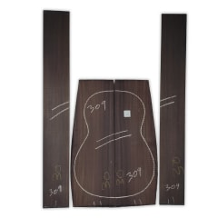 Set de Aros y Fondo IR-309 de Indian Rosewood Especial para Guitarra Clasica / Corte Radial