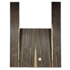 Set de Aros y Fondo ZIR-315 de Ziricote Mexicano Especial para Tiple