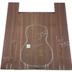 Set de Aros y Fondo IR-352 de Indian Rosewood Especial para Instrumentos Pequeños / Corte Radial