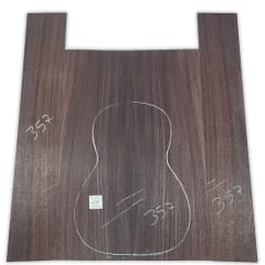 Set de Aros y Fondo IR-357 de Indian Rosewood Especial para Instrumentos Pequeños / Corte Radial