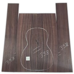 Set de Aros y Fondo IR-358 de Indian Rosewood Especial para Instrumentos Pequeños / Corte Radial