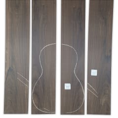 Set ZIR-370 de Ziricote Mexicano Especial para Aros y Fondo de Instrumentos Pequeños