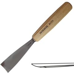 Gubia Pfeil 4 Semi Plana 35 mm de ancho para Tallado de Madera