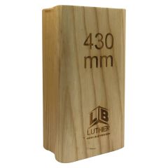 Taco con Radio 430 mm para lijar Diapasón