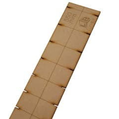 Plantilla en MDF para Diapason de Cuatro Venezolano. Escala 550