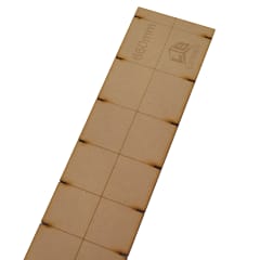 Plantilla en MDF para Diapason de Guitarra Clasica. Escala 660